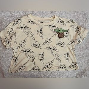 Star Wars Grogu Cropped Top